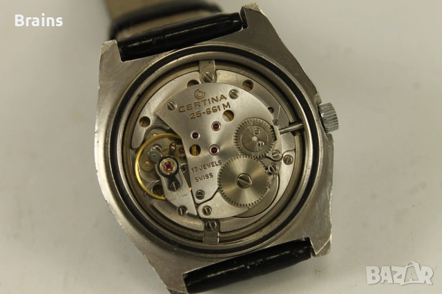 1960's CERTINA Argonaut 280 Швейцарски Стоманен Часовник 17 Jewels, снимка 9 - Мъжки - 54503866