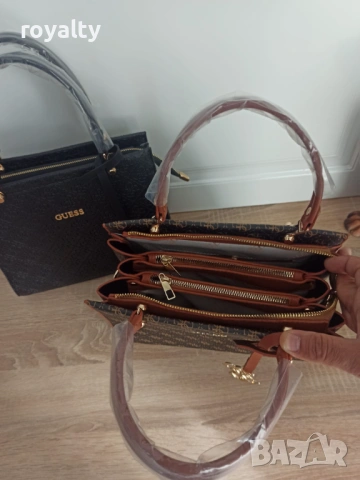 Guess Нова Кожена Дамска Чанта Гес Различни Цветове , снимка 3 - Чанти - 54717371