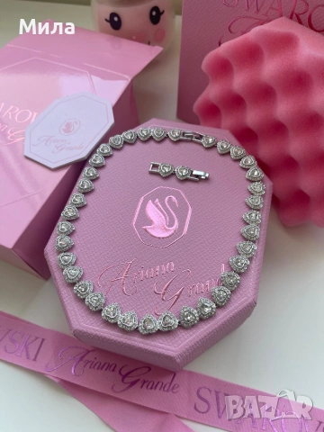 Swarovski - Ariana Grande x Swarovski колие / Ново, снимка 2 - Колиета, медальони, синджири - 54567590