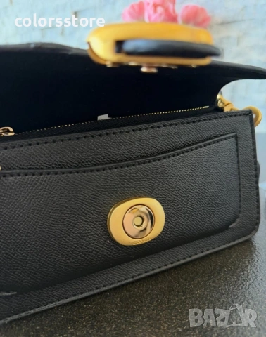 Черна чанта Coach-IM57e, снимка 4 - Чанти - 54498695