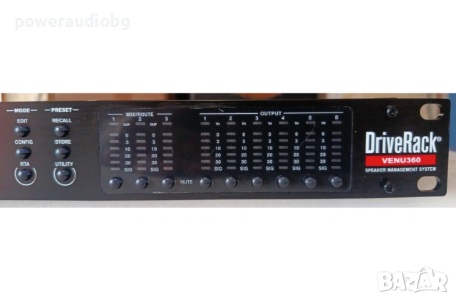 Дигитален звуков процесор DBX Driverack Venu360  (DSP), снимка 5 - Ресийвъри, усилватели, смесителни пултове - 54494481