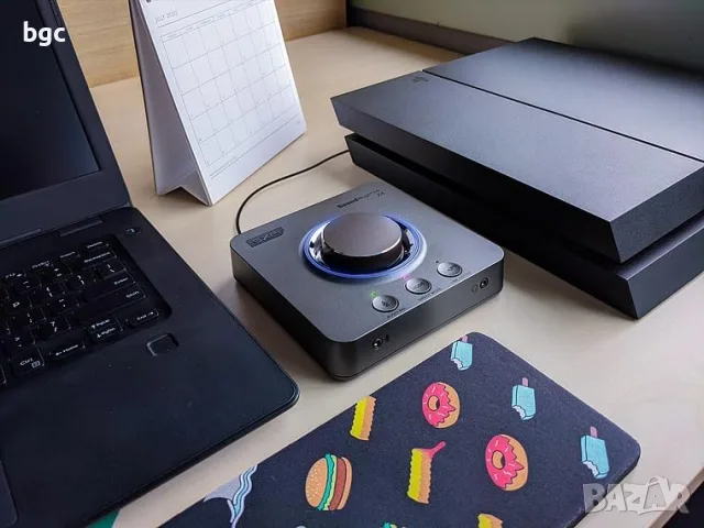 ЧИСТО НОВА Външна звукова карта Creative Sound Blaster X4, USB-C, DAC усилвател, Super X-FI, TOSLINK