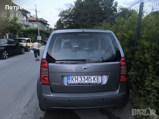 Fiat Idea350 Климатроник, нови Съединител,Ремъци,Акум,Гуми, снимка 2 - Автомобили и джипове - 54912213
