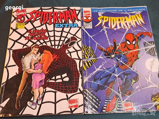 два комикса Spiderman 1997 г на френски език М1