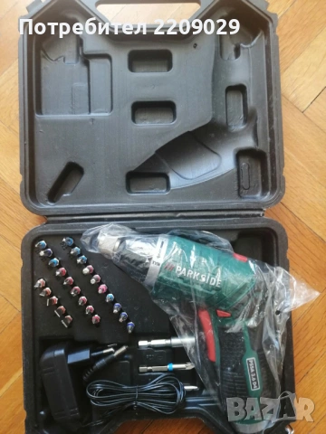 Акумулаторен винтоверт Parkside PSSA 3.6V Оригинален НЕМСКИ, снимка 12 - Винтоверти - 54115987