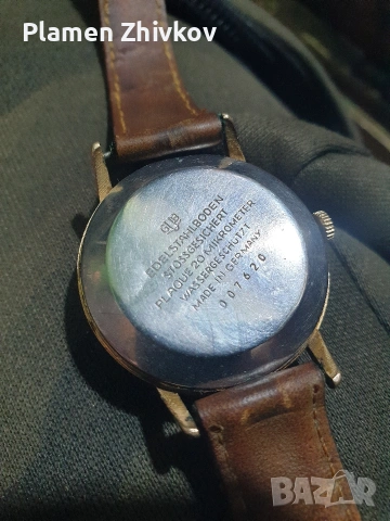 стар немски часовник GUP GLASHUTTE, снимка 6 - Мъжки - 54881874