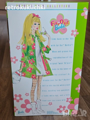 Колекционерска кукла Барби Far Out Barbie 1999, снимка 10 - Колекции - 55232654