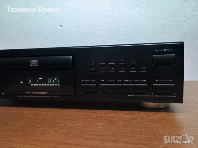 CD плеър JVC XL-V174BK в перфвктно техничеяко и много добро външно състояние. , снимка 4 - Аудиосистеми - 54568312
