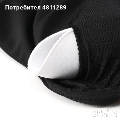 Дамски бански костюм за регулиране на корема с подплънки и V образно деколте, цвят черно и леопард, , снимка 2 - Бански костюми - 54348400