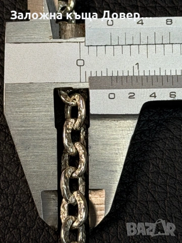 Сребърен  синджир ланче silver 925 чисто нов lanec sinjir ланец, снимка 9 - Колиета, медальони, синджири - 54488349