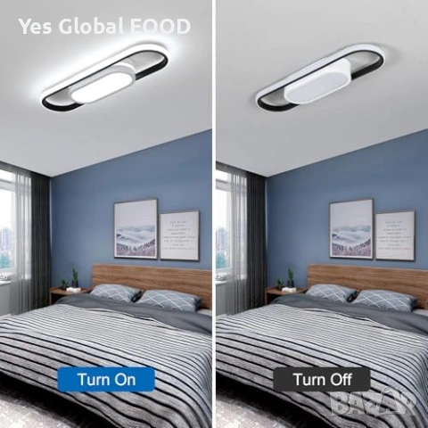 Riserva LED плафон 30W 6500K черен, снимка 3 - Лед осветление - 53983302