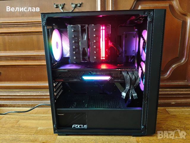 Gaming PC с Ryzen 7 7700/ 64GB DDR5/ RX 6800 XT 16GB/ 512GB/ 850W, снимка 2 - Геймърски - 54487254