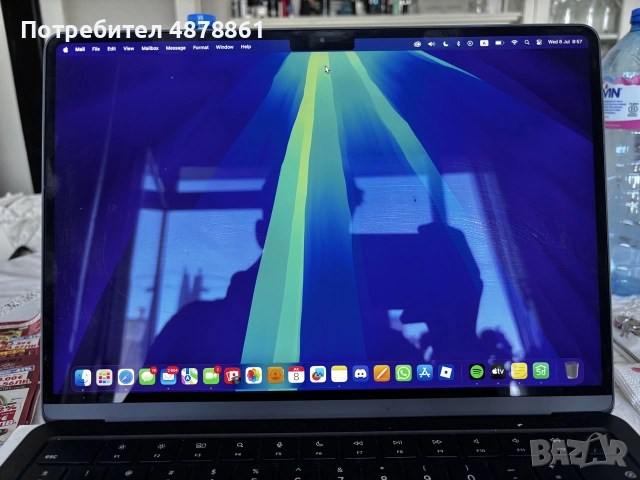 Продавам Macbook Air M2 чисто нов, снимка 2 - Лаптопи за работа - 55195940