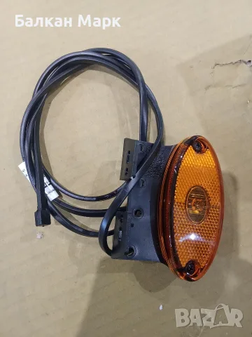 LED Страничен Габарит Aspöck Flatpoint II SML (12V) с Кабел и Стойка