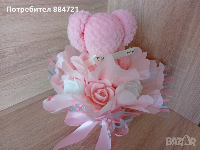 САПУНЕНИ БУКЕТИ, снимка 3 - Изкуствени цветя - 55140723