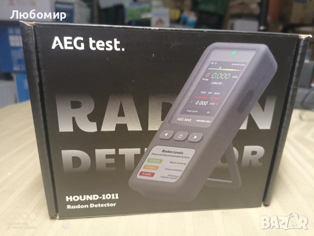 HOUND-1011 Преносим радон детектор за дома, лек, високоточен сензор, 45-дневно наблюдение , снимка 4 - Други стоки за дома - 54646002