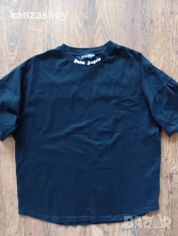 Palm Angels Classic Logo Over Tee UNISEX - страхотна тениска р-р L, снимка 6 - Тениски - 55502140