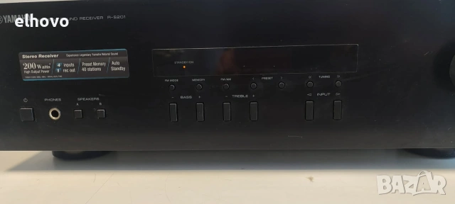 Ресивър Yamaha R-S201, снимка 2 - Ресийвъри, усилватели, смесителни пултове - 55113772