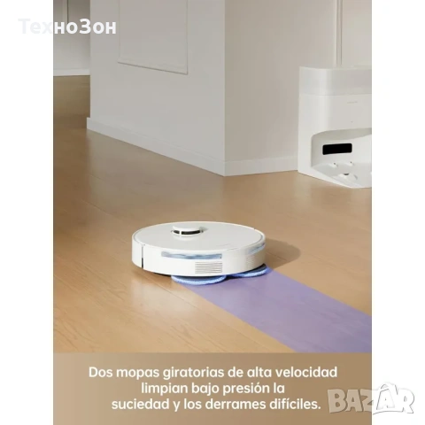 Dreame L10s Plus – Робот прахосмукачка с автоматична станция и 1 година гаранция, снимка 3 - Прахосмукачки - 55166412