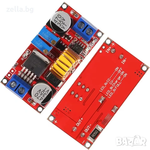 DC-DC Step-Down конвертор XL4015 5A с регулиране на напрежение и ток (CC/CV) 10394, снимка 9 - Друга електроника - 54692013