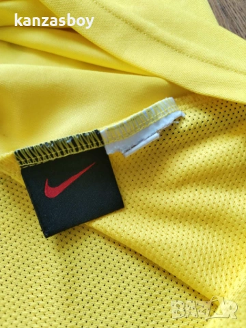  Brazil 2002-04 Nike Home Shirt Ronaldinho 11 - мъжка колекционерска тениска ОТЛИЧНО СЪСТОЯНИЕ ХЛ, снимка 9 - Тениски - 54347124