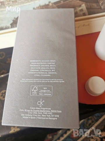 Оригинал. Тоалетна вода Calvin Klein 200ml, снимка 3 - Мъжки парфюми - 54548749