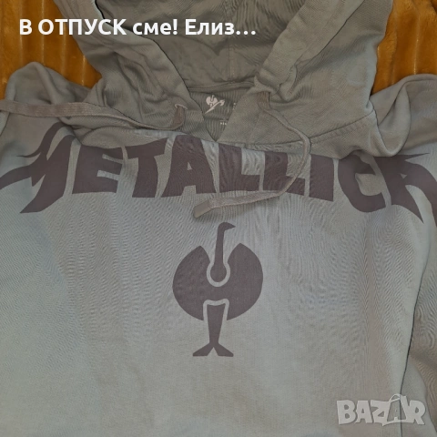оригинален суичер на Metallica голям размер, снимка 5 - Суичъри - 54608960