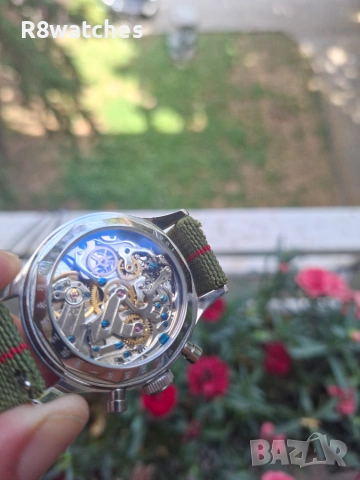 Seagull 1963 chronograph military watch, снимка 3 - Мъжки - 55155084