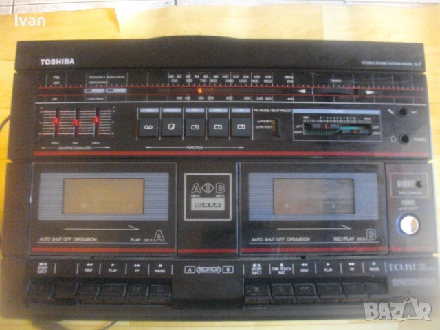 1985г ЯПОНСКА РЕТРО ВИНТИДЖ СТЕРЕО ОЗВУЧИТЕЛНА СИСТЕМА TOSHIBA STEREO SOUND SYSTEM SL-7 Made inJAPAN, снимка 8 - Аудиосистеми - 54895083