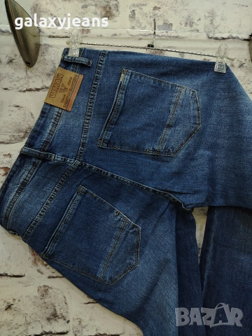 Viman- летни прави дънки, светли, избелени, изчистени, с еластан