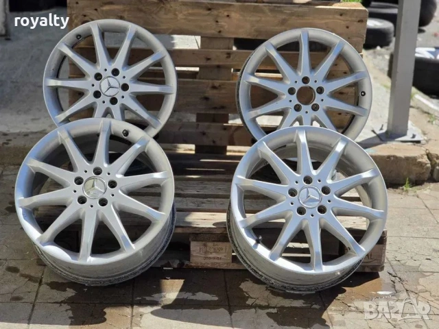 5х112 18 Джанти Оригинални Мерцедес ML R GL Mercedes МЛ Р ГЛ Оригинални на R-Class w251 ЕТ 67, J8 Це, снимка 3 - Аксесоари и консумативи - 55010861