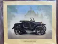 Общо 35 Автомобилни литографии с модели от 30те г. печатани през 60те, снимка 12