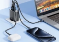 Мощно зарядно с дисплей за телефон, таблет, лаптоп 67W Toock USB type C, снимка 3