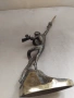 Бронзова статуетка Гагарин към звездите , снимка 3
