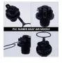 Комплект от 4 въздушни клапана за лодка, PVC, черен, 4.00x3.50x3.50см, снимка 4