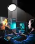 75 см LED настолна лампа със скоба, диаметър на главата 21 см, гъвкава шия, снимка 4