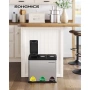 Кош за рециклиране с педали SONGMICS, 3в1, снимка 2