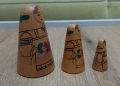 Матрйошки комплект Русия три броя за ценители , снимка 4