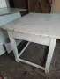 Стара дървена маса подходяща за работна, снимка 6