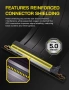 EZDIY-FAB PCIe 5.0 X16 Riser гъвкав кабел за вертикален монтаж на Видео карти 30см, снимка 7