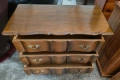 Дъбов комод с месингови дръжки , снимка 3