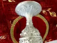 Италианска калаена ваза,кана,свещник,бокал,шедьовър. , снимка 15