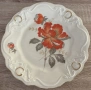 Антикварно трио Sorau Carstens Porzellan Astoria “Blume Orange” (Германия, 1925–1939г.), снимка 5