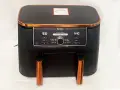 Фритюрник с горещ въздух Ninja Foodi MAX Dual Zone AF400EUCP (9.5L), снимка 2