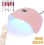 Елегантна и компактна UV LED лампа за нокти SUN5 с висока мощност-48W и 54W, снимка 10