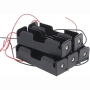 Комплект 5 броя държачи за батерия 18650 3.7V с изводи – 1 слот, PP пластмаса, за Arduino, LED 10486, снимка 7