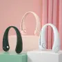 Преносим вентилатор за врата, вентилатор без лопатки Hands Free, 4000 mAh "Бял,  Розов  ,Зелен ", снимка 6