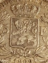Сребърна монета 5 франка 1869г. Белгия крал Леополд втори 40523, снимка 2