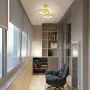 LED таванна лампа 2-пръстен модерен вграден 38 см – Злато, снимка 3