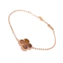 Златна дамска гривна Van Cleef  3,78гр. 18,0см. 14кр. проба:585 модел:37811-1, снимка 2